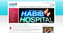 Desktop Screenshot of habibhospitals.com