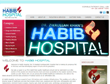 Tablet Screenshot of habibhospitals.com
